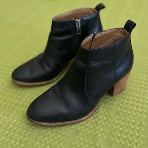 Madewell The Brenner Boot, Size 6.5 in black